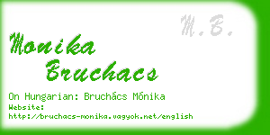 monika bruchacs business card